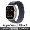 Apple Watch Ultra 2 49mm 鈦金屬/藍色高山錶環-L(MREQ3TA/A)