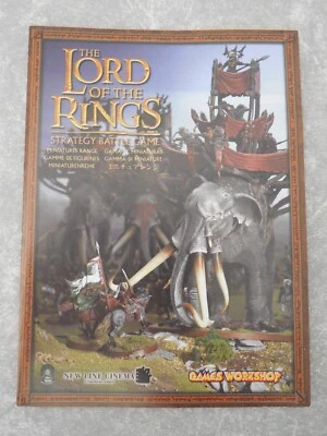 LORD OF THE RINGS STRATEGY BATTLE GAME BOOKLET, GAMES WORKSHOP!