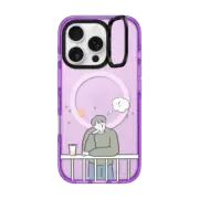 iPhone 16 Pro Impact Ring Stand Case MagSafe Compatible Missing Someone Custom 01 by ReenP