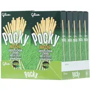 12 PACK GLICO POCKY BISCUIT STICK MATCHA GREEN TEA 2.47 OUNCE
