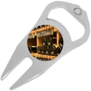 Wine Bottles Golf Ball Marker Divot Repair Tool Bottle Opener