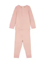 Mori Dusty Pink Ribbed Jersey Pyjama set 9 Months