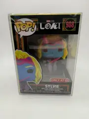 Funko POP! Loki Sylvie BlackLight Target Exclusive 988 W/ Protector Marvel