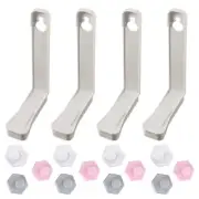 4Pcs Adjustable Bed Fitted Sheet Straps Gripper Holder Fastener Clip Strap