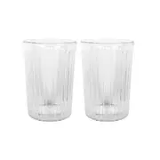Avanti Rigato Double Wall Set Of 2 350ml