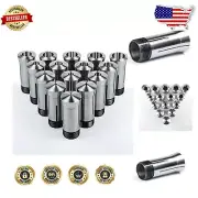 Alloy Steel 15 Pc 5C Collet Set - T.I.R. 0.0005" Precision for Lathe Enthusiasts