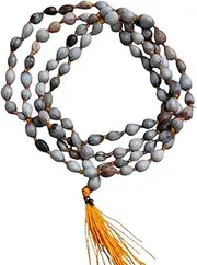 [CraftsLook] Vaijanti Mala Japa Rosary Necklace – Original Vaijayanti Seeds for Vishnu Krishna Lakshmi Puja | Meditation Prayer Beads for Peace, Victory, Tranquility, and Spiritual Practices