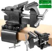 Bench Vise, 4-1/2" Table Vise for Workbench,2-In-1 Multi-Purpose Heavy Duty Benc