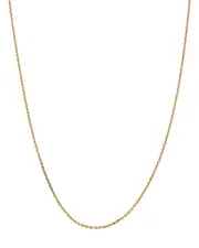 Bloomingdale's Fine Collection Men's 14K Yellow Gold 1.65mm Solid Diamond-Cut Cable Chain, 24