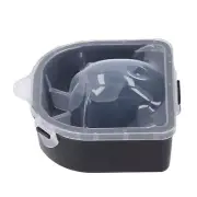 3pcs Nail Soaking Bowl Soften Dead Skin Double Layers Buckle Lock Manicure Bowl