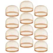 12 Pcs High Elastic Wig Net Wigs Cap Miss Lace Caps for Running Hats