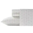 Tommy Bahama 4-Piece Sheet Set Queen Deep Pocket Cotton Pineapple Striped Green