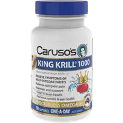 Caruso's King Krill 1000mg 30 Capsules