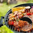 2 Pcs Air Fryer Skewer Rack with Grill Skewers Reusable Mat Rustproof Ruxck
