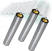 3 Pack PVC Conveyor Rollers, Conveyor Belt Roller Replacement 4 6 8 10 12 14 16 18 20 24 28 32 in Long, Dia 1" 1.3" 1.6" 2" 2.5", Roller for Cat/Dog Fence Farm(3 Pack D-32mm/1.3",L-200MM/7.9")