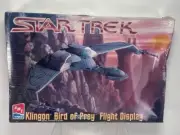 Star Trek Klingon Bird of Prey Flight Display AMT ERTL model kit SEALED Vintage