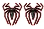 2x Spider Emblem Decal for Can Am Spyder Silverado Black Widow Redline