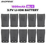 10 Pcs BF 888S BL-5 3.7V 1500mAh Li-ion Battery For Baofeng Walkie Talkie 888S
