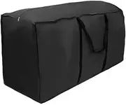 Garden Storage Bag Furniture Cushion Bags Waterproof Handbag Carry Case Organiser with Handles 210D Oxford Fabric Christmas Tree Storage Bag for Home and Patio Accessories (122 x 39 x 55cm)