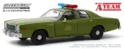 Plymouth Fury Police Military USA - El Equipment To - 1977, Greenlight 1/24