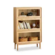 MIUZ Cabinet Bookcase Stand Bookshelf Display Shelf Storage Display Rack Stand