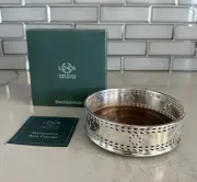 New In Box | Lenox Kirk Stieff Collection | 5” Smithsonian Wine Bottle Coaster
