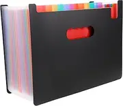 GRADENEVE Handy Accordion Paper File Holder Expandable File Bag for Office Use Document Storage Bag Sorter Labels Multifunctional Folder Organizer