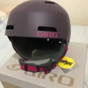 New GIRO Ledge Mips Snow Helmet Matte Urchin/Pink Street Adult Small