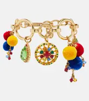 [Dolce & Gabbana] Dolce & Gabbana Taormina embellished charm bracelet One Size multicoloured