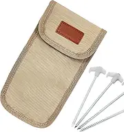 Tent Stake Storage Bag - Outdoor Tent Peg Bag,Heavy-Duty 900D Oxford Waterproof Pouch for Storing & Carrying Camping Hiking Picnic Outdoor Activities