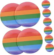 Toddmomy 10pcs Colorful Badge Pride Pins Gay Day Decoration Pride Badge Enamel Pin Pride Day Pin Rainbow Brooch Lapel Pins Rainbow Pin Rainbow Pin Pride Decor Pins Iron