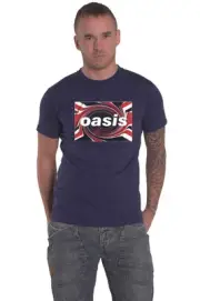 Oasis Union Jack Logo T Shirt