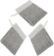 Minkissy Soap Mesh Bag Sisal Soap Savers Exfoliating Pouch for Bar Soft Texture Reusable Grey