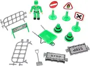 PERSELOSO 1Set Traffic Sign Model Early Learning Roadblock Playset for Cognitive Development Imaginative Play and Traffic Knowledge Cultivation