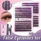 30D 40D Lash Extension Kit Individual Lashes Kit Lash Clusters Kit DIY Eyelash