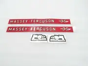 For Tractor Bonnet Decal Sticker Set Fits for Massey Ferguson MF35 35 FE35 # AU