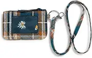 [Vera Bradley] Cotton Zip Id Case and Lanyard Combo