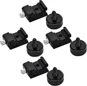TINEASUR Aluminum Alloy 1 Set/8pcs Tripod Screw Adapter with Flash Shoe Mount for Camera