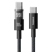Baseus Display 2 PD100W Type-C to Type-C LED Display Cable Fast Charging Data Transmission Tin-plated Copper Core Line 1