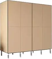 Portable Closet Portable Closet Cloth Cover Wardrobe Closet Metalsteel Clothes Closet 80/120cm/160cm Saves Space Closets for Bedroom Closet Spacious