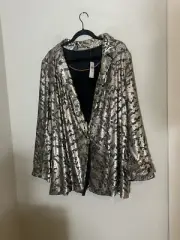 NWT Anthropologie Maeve Jordyn Sequined Blazer Size 3X