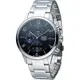 ALBA 雅柏 PRESTIGE系列街頭酷流行三眼計時腕錶-VD57-X079D/AM3335X1黑40mm