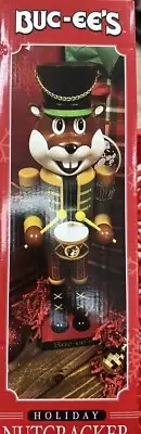 NEW IN BOX - 2024 Buc-ee's Beaver Holiday Nutcracker 16" Christmas Decor