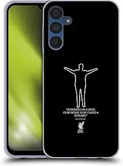 Head Case Designs Officially Licensed Liverpool Football Club Scouse Black Bill Shankly Quotes Gel Case [Military Grade Protection] Compatible with Samsung Galaxy A15