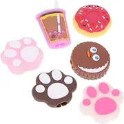 6pcs Silicone Cable Protectors Cable Management Kit Adorable Covers for Data Lines