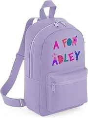[PIROIT] Colourful Alphabet Backpack - Fun Bright Letters Online Youtuber Kids Child Adley Girl Internet Educational Videos Games Rucksack School Bag Gift Present