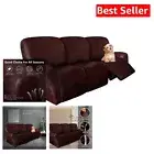 Recliner Sofa Cover Set - 8 Elastic Pieces for Stylish Furniture Protection