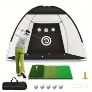 10x7ft Golf Practice Net Golf Hitting Aid Training Driving Chipping Indoor