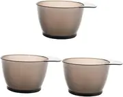 Ipetboom 3pcs Hair Coloring Mixing Bowls Salon Supplies for Professional Use DIY Hair Dye Bowl Set Measuring Cup