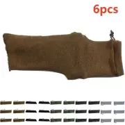 6pcs/lot Silicone Treated Gun Socks Pistol Cover 40*10cm Tactical Gun Sleeves